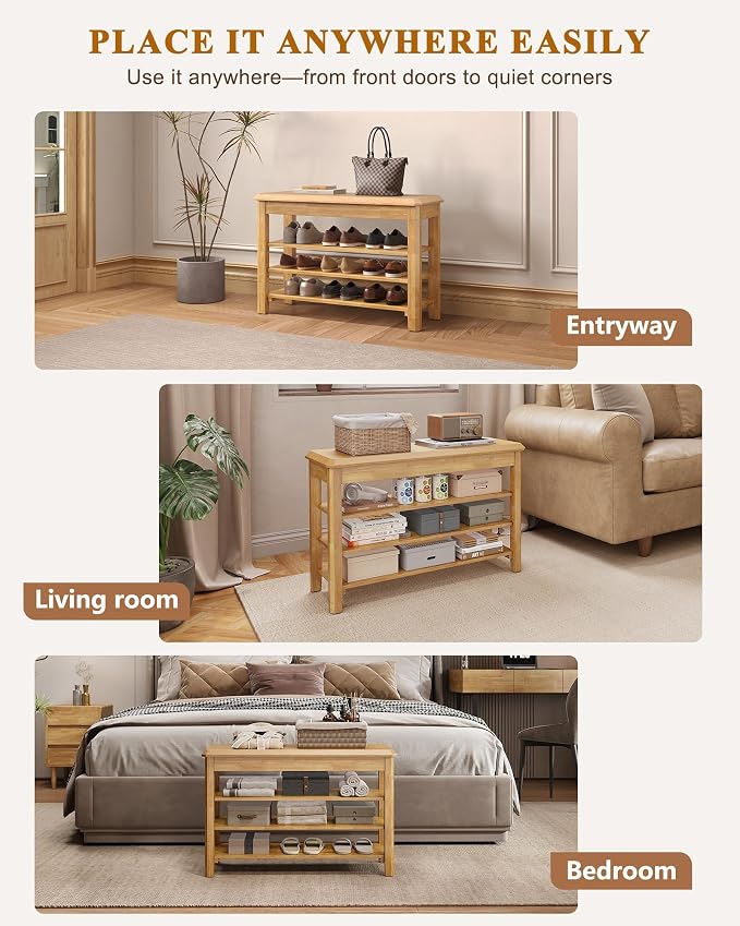 Natural-3 Tier(wood)