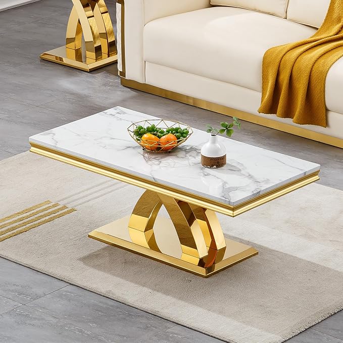 White Marble& Gold1