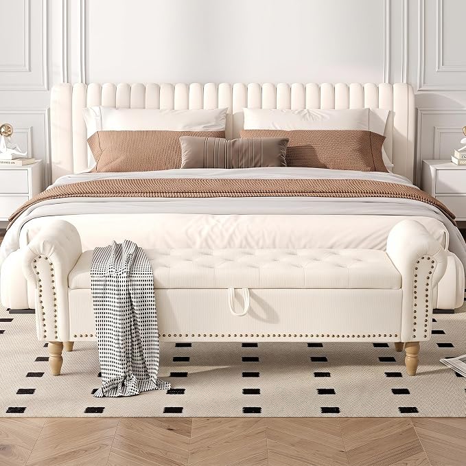 Beige-chenille