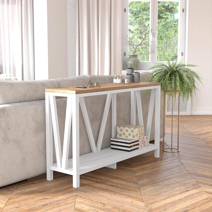 Brushed White Wash/Warm Oak