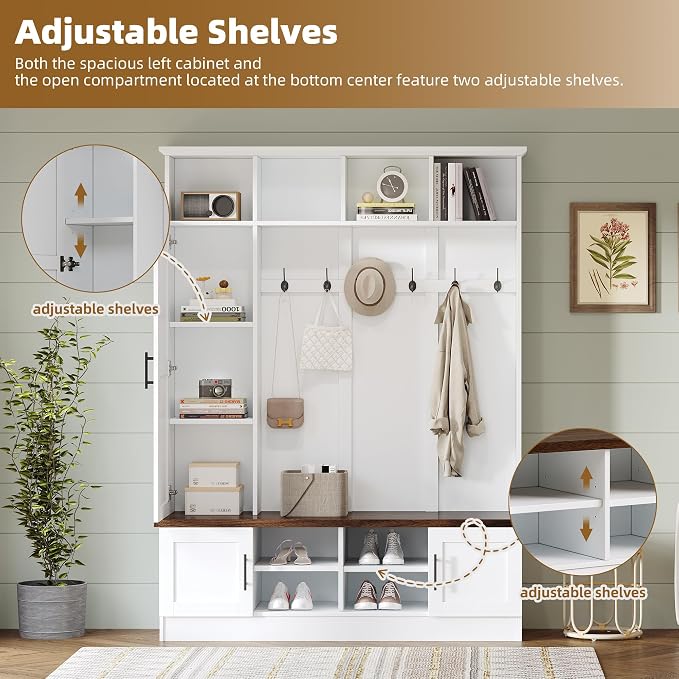 White/Shoe Cubbies