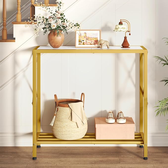 Gold & White