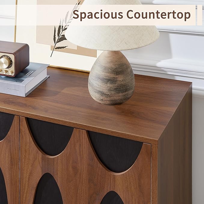 Walnut and Black