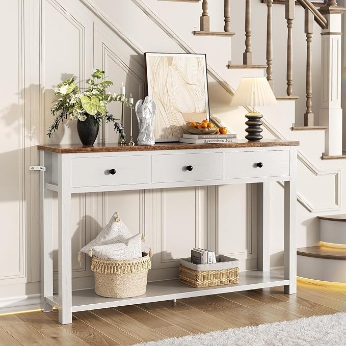 Brown & Antique White