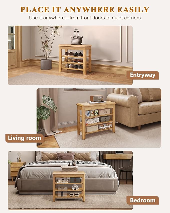 Natural-3 Tier(wood)