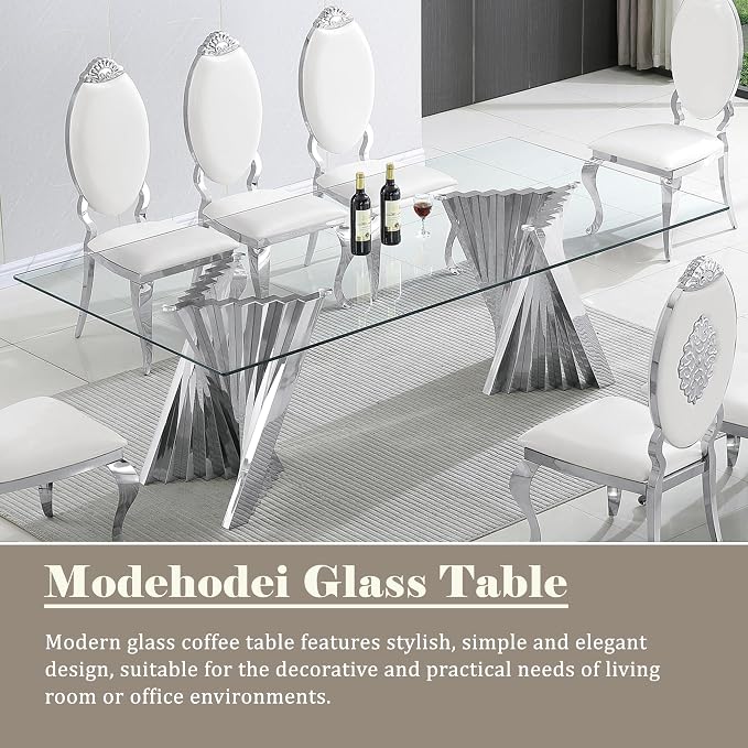 Silver Dining Table