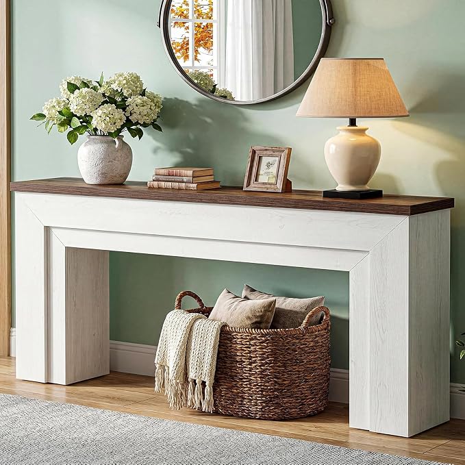 White & Walnut