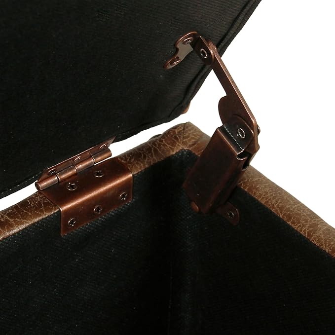 Distressed Brown Faux Leather