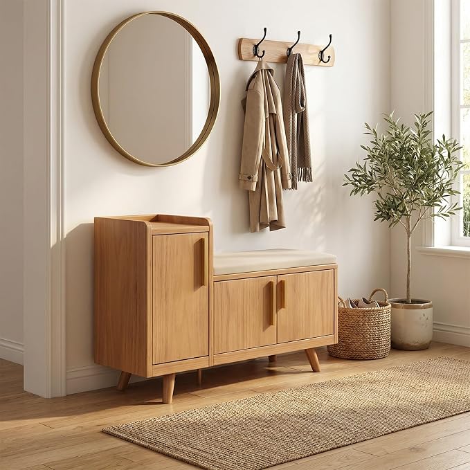 Wood Color-left Cabinet