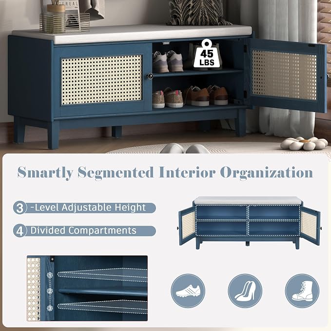 Antique Navy+beige