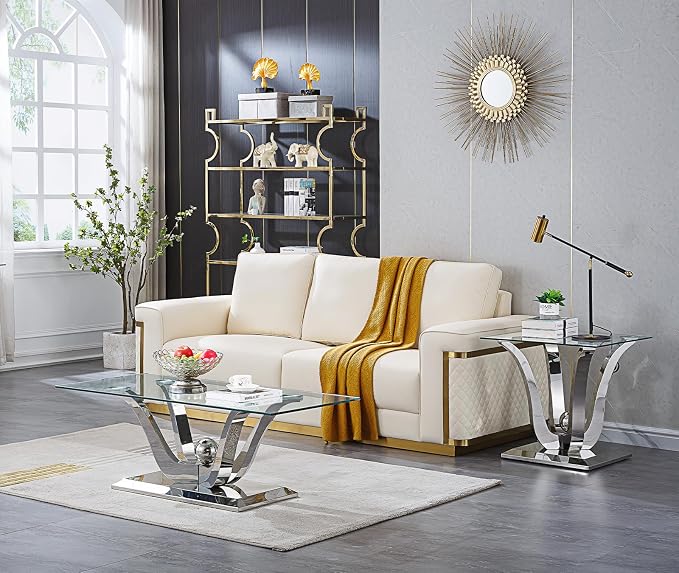 Silver End Table