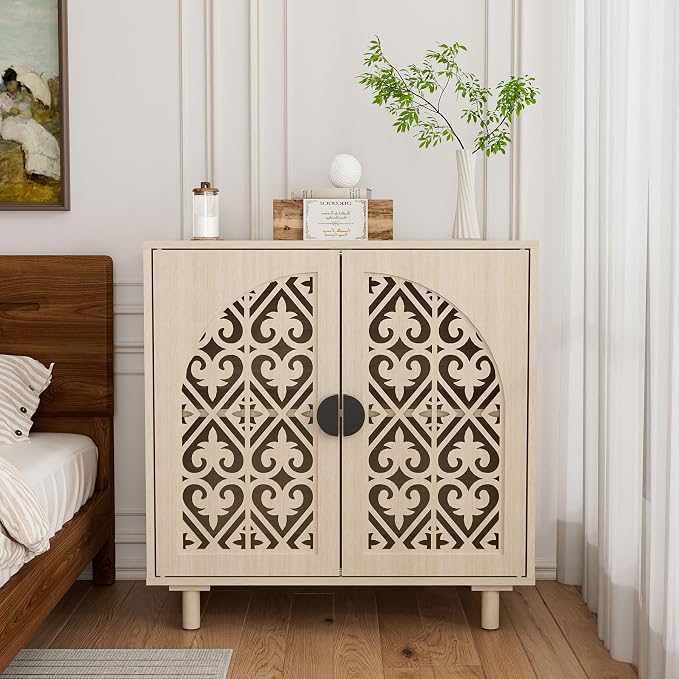 Hollow Carved-beige-1pcs