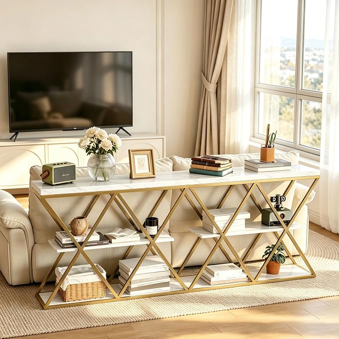 White + X-shaped