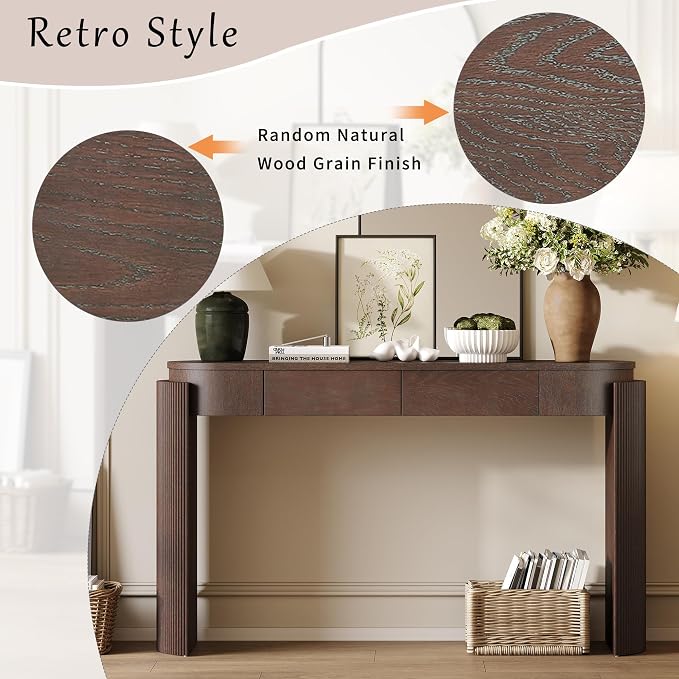 Espresso+wood Grain Finish