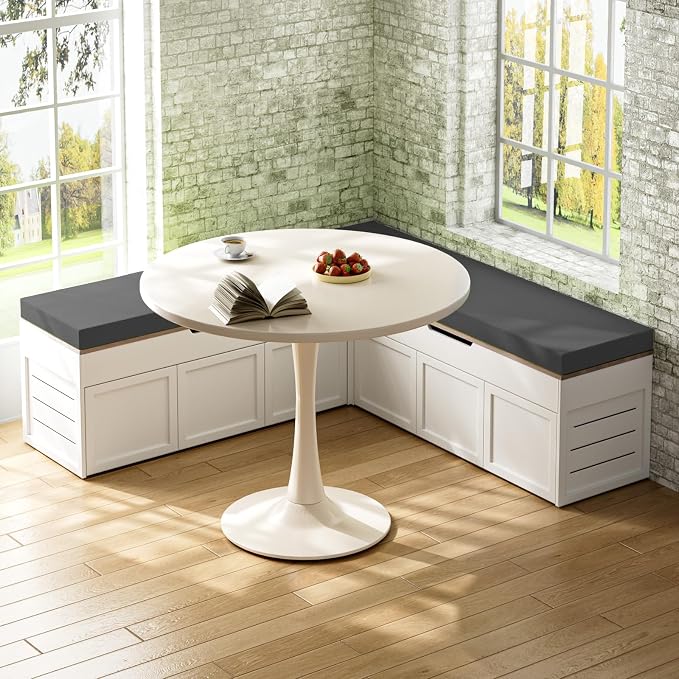 Bench+dark Gray Cushion