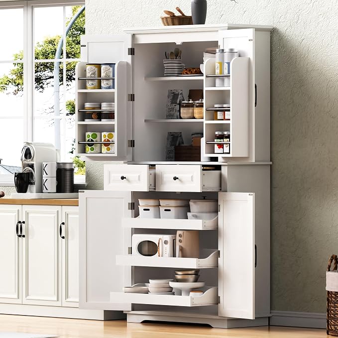 White 4-door 2-drawer + Mdf