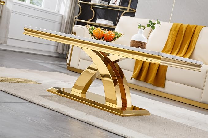 White & Gold - Coffee Table