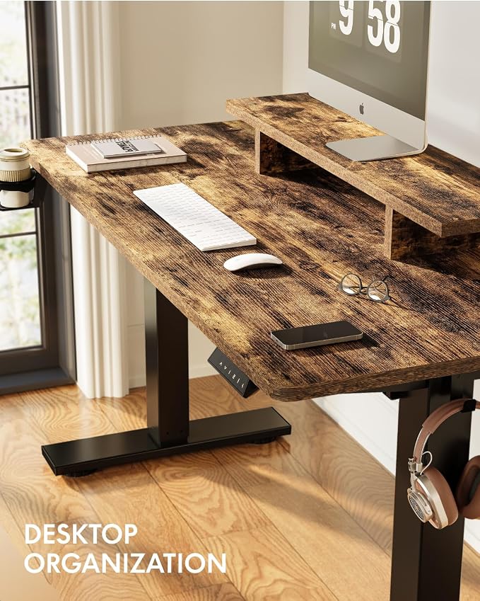 Black Frame + Rustic Brown
