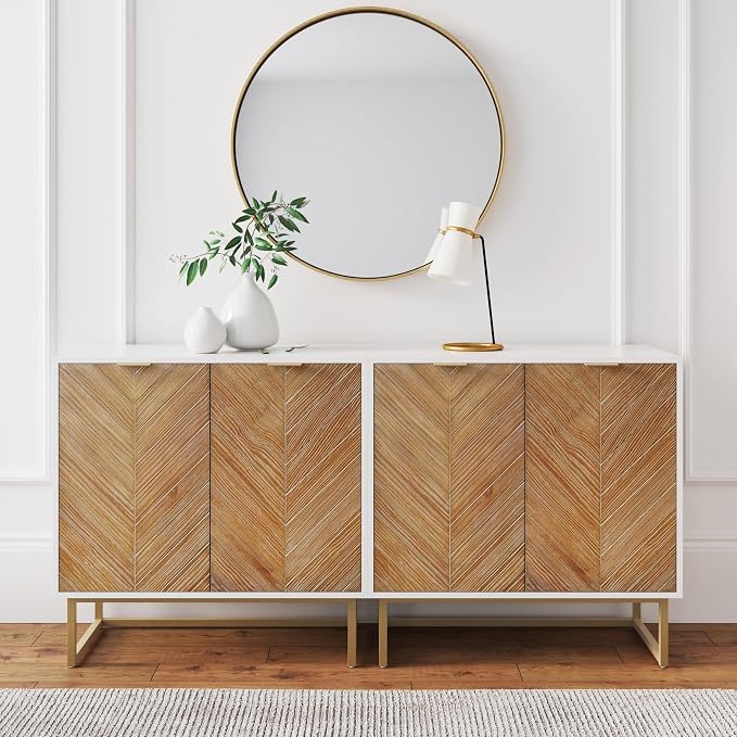 Matte White-natural Wash-pale Gold