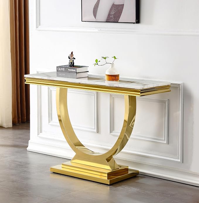 Coffee Table,white&silver