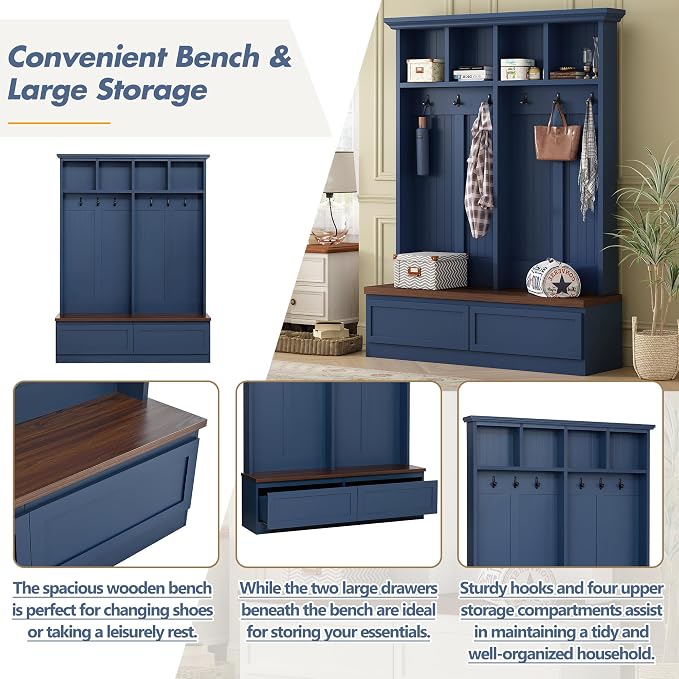 Blue/Coat Rack