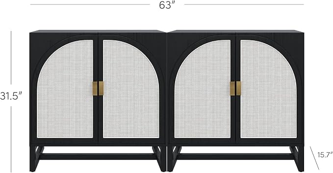 Black Oak/Pale Rattan