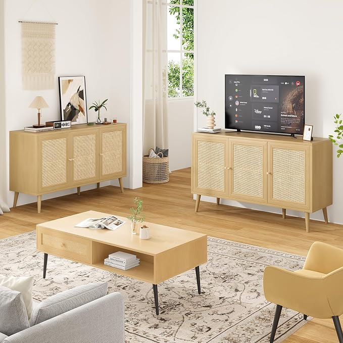 Natural Rattan-3 Door
