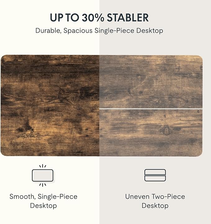 Black Frame + Rustic Brown