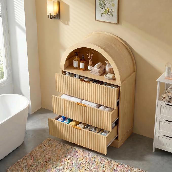 3-drawer - Natural Oak