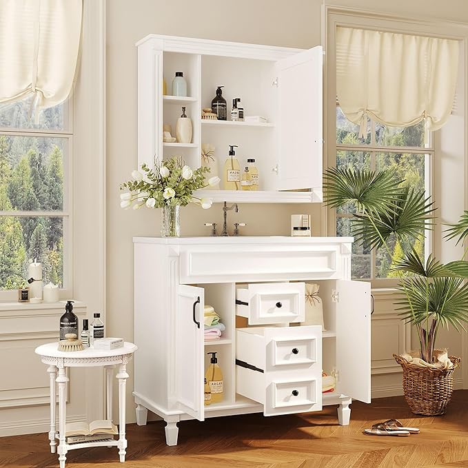 White With Mirror