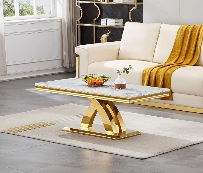 White Marble& Gold1