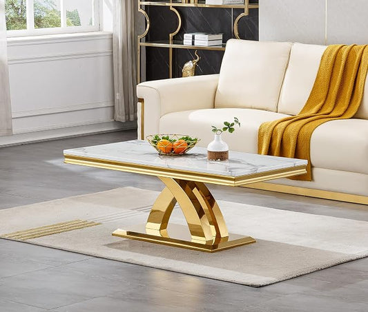 White Marble& Gold1