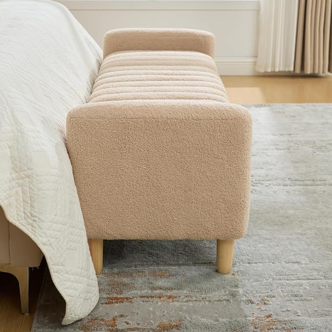 Teddy Fabric Ribbed - Wheat