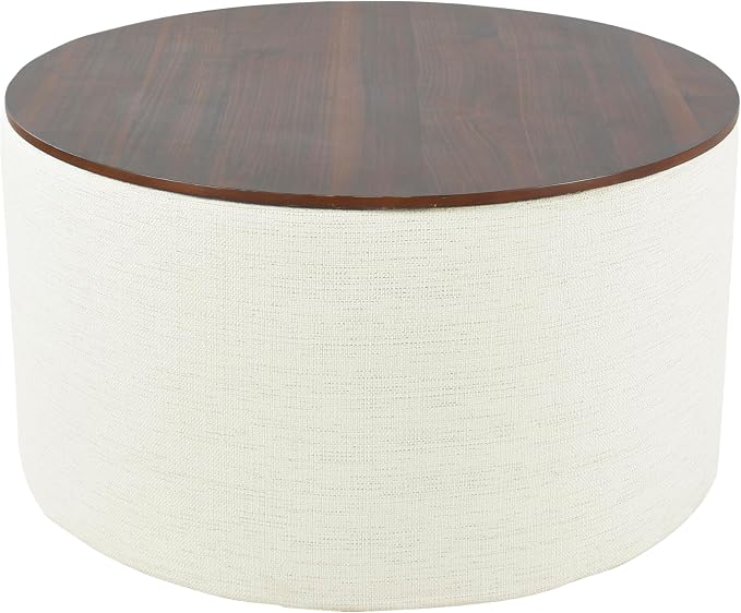 Stain-resistant Cream Woven