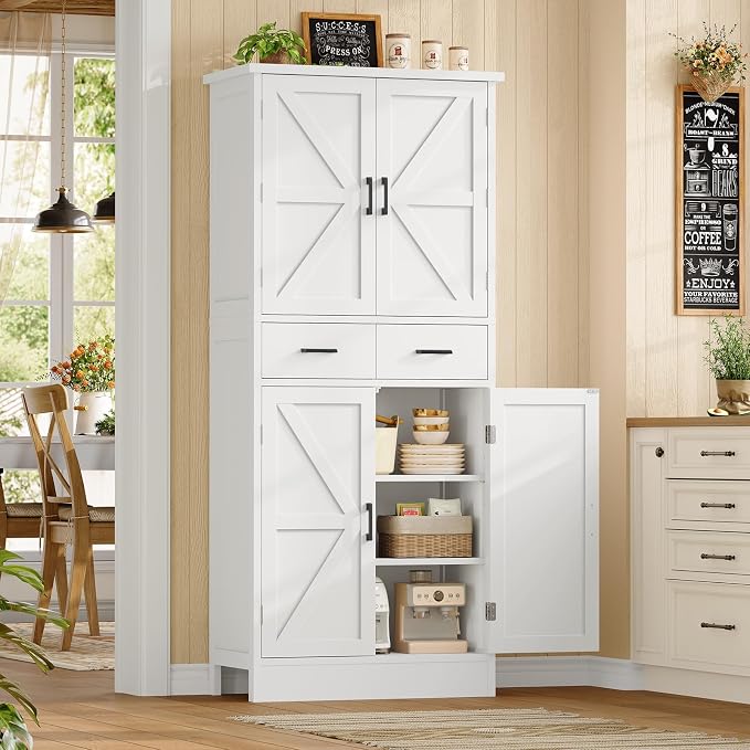 White, Door Shelves