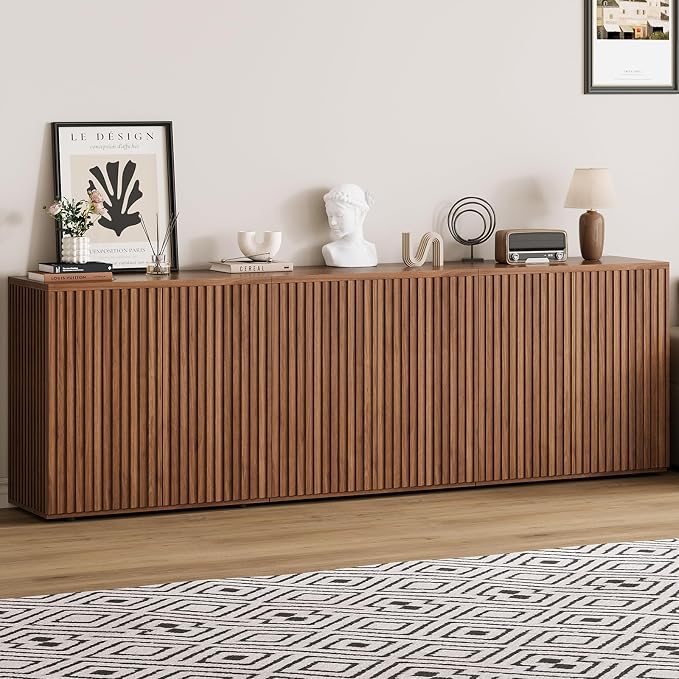 Walnut - Fluted