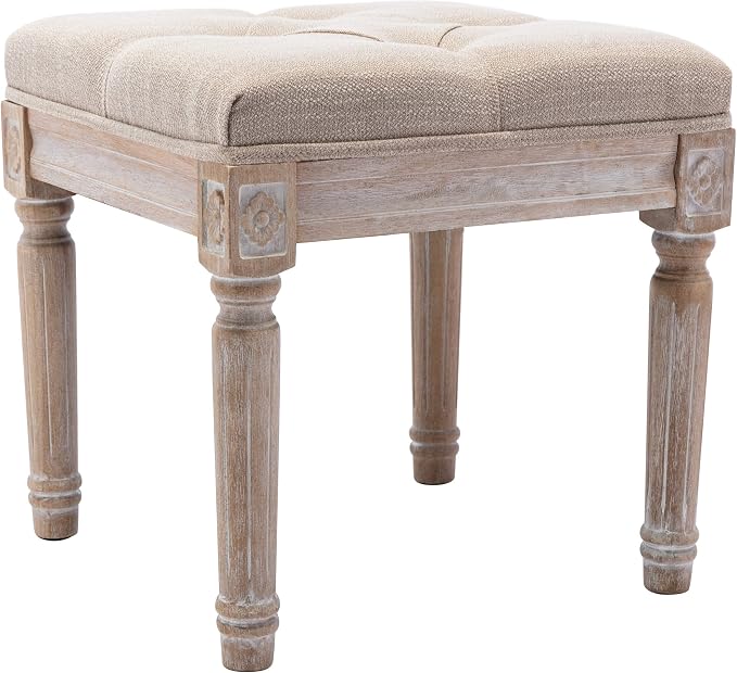 D- Small Stool; Beige