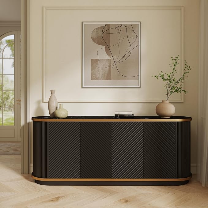 Black With Gold Trim