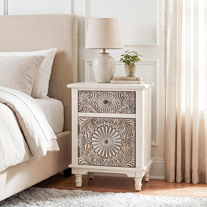 Wood Color--carved-storage