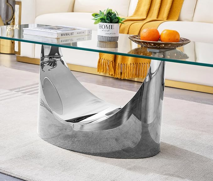 White Silver Console