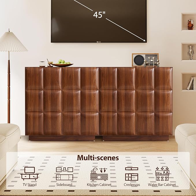 Set of 2 Walnut