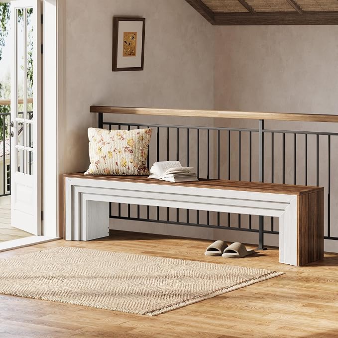 Rustic Brown & White