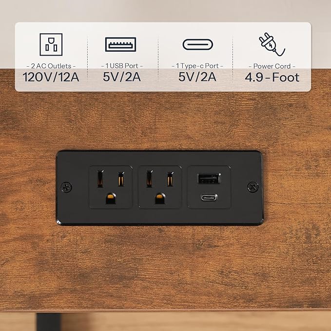 Rustic Brown + Black