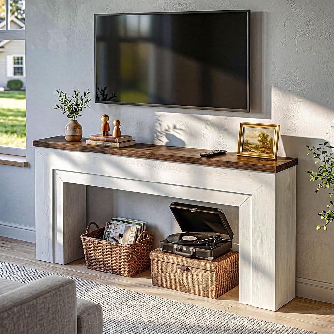 White & Walnut