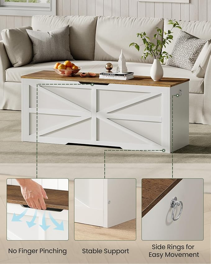 Walnut + White