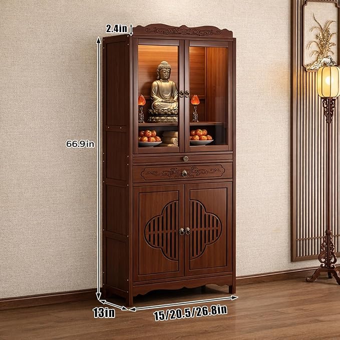 With Cabinet Door