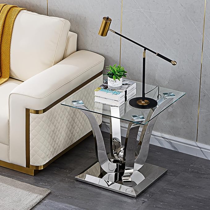 Silver End Table