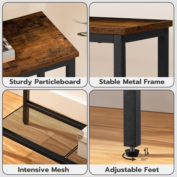 Rustic Brown + Black