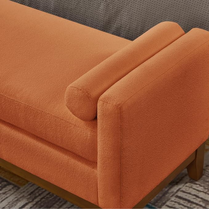 Dark Orange Boucle