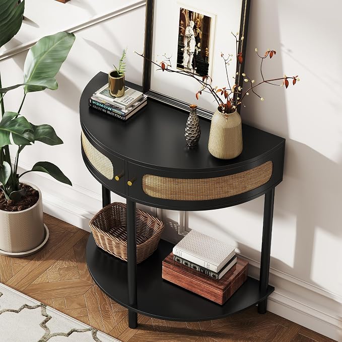 Black - Rattan Design